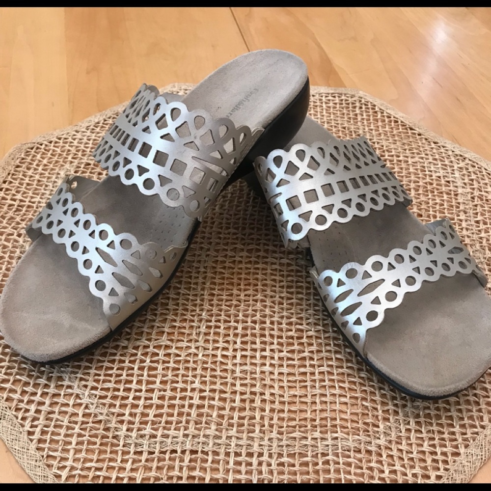 CROFT&BARROW Sz 8 1/2 M Leather Sandal